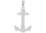 Kettenanhänger ADELIA´S "eleganter Anker Anhänger aus 925 Sterling Silber", silber, Schmuckanhänger, Damen, Silber 925 (Sterlingsilber), Kettenanhänger