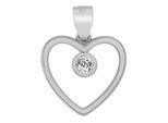 Kettenanhänger ADELIA´S "zeitloser Herz Anhänger aus 925 Sterling Silber", gold, Schmuckanhänger, Damen, Silber 925 (Sterlingsilber), Kettenanhänger