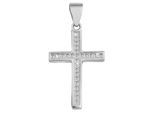Kettenanhänger ADELIA´S "modischer Kreuz Anhänger aus 925 Sterling Silber", silber, Schmuckanhänger, Damen, Silber 925 (Sterlingsilber), Kettenanhänger