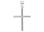Kettenanhänger ADELIA´S "stilvoller Kreuz Anhänger aus 925 Sterling Silber", silber, Schmuckanhänger, Damen, Silber 925 (Sterlingsilber), Kettenanhänger