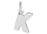 Kettenanhänger ADELIA´S "trendiger Buchstabe Anhänger aus 925 Sterling Silber", silber, Schmuckanhänger, Damen, Silber 925 (Sterlingsilber), Kettenanhänger