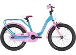 Kinderfahrrad S’COOL "S'COOL niXe 18-1S - Ocean/Pink" Gr. 28, ocean, pink, Fahrräder, Kinder, 28cm, 18 Zoll (45,72cm), Stützräder montierbar
