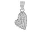 Kettenanhänger ADELIA´S "zeitloser Herz Anhänger aus 925 Sterling Silber", gold, Schmuckanhänger, Damen, Silber 925 (Sterlingsilber), Kettenanhänger