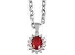 Kettenanhänger ADELIA´S "trendiger Schmuck Anhänger aus 925 Sterling Silber", blau, Schmuckanhänger, Damen, Silber 925 (Sterlingsilber), Kettenanhänger