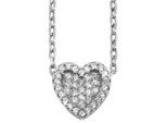 Kettenanhänger ADELIA´S "moderner Herz Anhänger aus 925 Sterling Silber", silber, Schmuckanhänger, Damen, Silber 925 (Sterlingsilber), Kettenanhänger