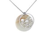 Kettenanhänger ADELIA´S "moderner Schmuck Anhänger aus Edelstahl", silber, Schmuckanhänger, Damen, Edelstahl, Kettenanhänger