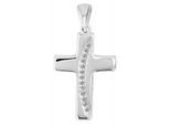 Kettenanhänger ADELIA´S "eleganter Kreuz Anhänger aus 925 Sterling Silber", silber, Schmuckanhänger, Damen, Silber 925 (Sterlingsilber), Kettenanhänger