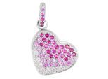 Kettenanhänger ADELIA´S "zeitloser Herz Anhänger aus 925 Sterling Silber", silber, Schmuckanhänger, Damen, Silber 925 (Sterlingsilber), Kettenanhänger
