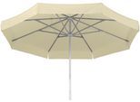 Marktschirm SCHNEIDER SCHIRME "Jumbo", beige (natur), Obermaterial: 100% Polyester, Standschirme, ØxH: 400x295 cm, Aluminium/Polyester