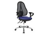 Topstar Bürostuhl Open Point SY Deluxe, OP290U G26 blau, schwarz