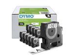 DYMO® Original D1-Schriftband für LabelManager™, 10er Vorteilspack, Polyester, wieder ablösbar - schwarz auf weiss