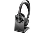 Poly Voyager Focus 2 USB-C Stereo-Headset mit Ladestation
