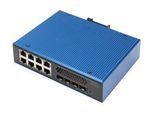 Digitus Industrieller 8+4 10G Uplink Port L3 managed Gigabit Ethernet PoE Switch