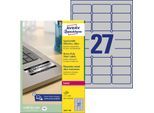 AVERY Zweckform Typenschildetiketten 63,5 x 29,6 mm