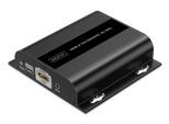 Digitus HDMI Empfänger für DS-55353, 4K/60Hz 120/200 m, PoE, One-to-Many, CAT, Schwarz