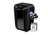 Fellowes LX70 Aktenvernichter mit Partikelschnitt bis 11 Blatt schwarz