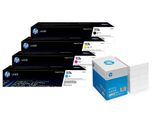 Bundle mit HP Original 117A Toner 4er Multipack + 2.500 Blatt HP Kopierpapier hochweiß