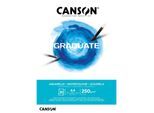 Canson Graduate Watercolour Pad A4 250G 20 SH