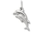 Kettenanhänger ONE ELEMENT "Delfin Anhänger aus 925 Silber Delfin Anhänger aus 925 Silber", silber, Schmuckanhänger, Mädchen, Silber 925 (Sterlingsilber), Kettenanhänger, Persönlicher Akzent – schlicht, modern, aussagekräftig