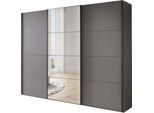 Schwebetürenschrank WIEMANN "Phoenix, Made in Germany, modernes Design, Highlight, Blickfang", lava, dekor, B:223cm H:217cm T:67cm, Schränke, Schwebetürenschrank, maximaler Staurraum, inkl.Einlegeböden, Wäscheböden u. Dämpfer