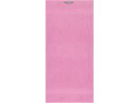 Badetuch EGERIA "Diamant", rosa, B:70cm L:140cm, Frotteevelours, Obermaterial: 100% Baumwolle, Handtücher, Badetuch, Uni Programm mit schmaler Bordüre, 100 % Baumwolle