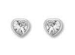Paar Ohrhänger ONE ELEMENT "Zirkonia Herz Ohrringe Ohrstecker aus 925 Silber", silber, Ohrringe, Damen, Damen, Silber 925 (Sterlingsilber), Zart & emotional – ein Geschenk, das von Herzen kommt
