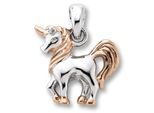 Kettenanhänger ONE ELEMENT "Einhorn Anhänger aus 925 Silber Einhorn Anhänger aus 925 Silber", silber, Schmuckanhänger, Mädchen, Silber 925 (Sterlingsilber), Kettenanhänger, Ausdruck von Individualität – dezent, bedeutungsvoll, nah am Herzen