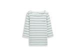 TOM TAILOR Damen Langarmshirt mit Streifenmuster, grün, Gestreift, Gr. M