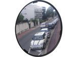 Vialux Mehrzweckspiegel 2 Richtungen, rund, Ø 800 mm, Rahmen schwarz, P.A.S.®