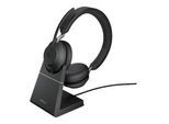 Jabra Evolve2 65 UC Stereo Headset On-Ear schwarz