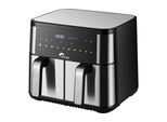 OHMEX Heissluftfritteuse "Airfryer OHM-FRY-1810AIR 10 l", silberfarben, Fritteusen, Heissluftfritteuse