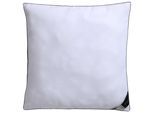 Kunstfaserkopfkissen HANSE BY RIBECO "Max", weiss (weiß), B:80cm L:80cm, Füllung: 100% Polyester, Kopfkissen, Kunstfaserkopfkissen