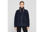 Fleecejacke ICEPEAK "ICEPEAK COLONY", Damen, Gr. S, blau (dunkelblau), Obermaterial: 100% Polyester, normal, Jacken Fleecejacke, sportlicher Stil, für vielseitige Aktivitäten, mit Reissverschluss