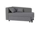 Carryhome Récamiere, Grau, Kunststoff, Füllung: Schaumstoff, 145x75x75 cm, Liegefunktion, Schlafen auf Sitzhöhe, Armlehnen seitenverkehrt montierbar, Wohnzimmer, Sofas & Couches, Sofas, Recamieren