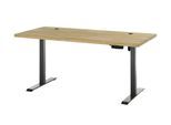 Schreibtisch mit Massivholzplatte Toulouse ¦ holzfarben ¦ Maße (cm): B: 160 H: 72 T: 77.0