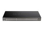 D-Link DGS-1250-52X/E, 52-Port Smart Managed Gigabit Switch 4x 10G