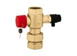 Caleffi Kappenventil 558050 3/4" x 3/4", zum Prüfen von Ausdehnungsgefäßen