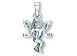 Kettenanhänger ONE ELEMENT "Engel Anhänger aus 925 Silber Engel Anhänger aus 925 Silber", silber, Schmuckanhänger, Mädchen, Silber 925 (Sterlingsilber), Kettenanhänger, Feine Gestaltung – ein Sinnbild mit ruhiger Eleganz