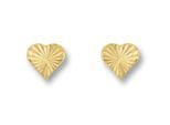 Paar Ohrhänger ONE ELEMENT "Herz Ohrringe Ohrstecker aus 333 Gelbgold", gold, Ohrringe, Damen, Damen, Gelbgold 333 Gold, Gelbgold 333, Gold, Herzanhänger – Ausdruck von Liebe, perfekt zum Verschenken