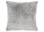 Novel Fellkissen , Grau , Textil , Füllung: Polyester , 50x50 cm , Textiles Vertrauen - Oeko-Tex® , Heimtextilien, Wohntextilien, Kissen, Zierkissen