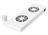 Digitus Lüftermodule für 19"-Schränke 2 Lüfter RAL7035 grau (DN-19 FAN-2-HO)