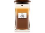 Woodwick Trilogy Café Sweets geurkaars met een houten lont 609.5 g