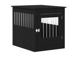 VidaXL Hundekäfig im Möbel-Stil graphit schwarz 80 cm, 64,5 cm, 71 cm