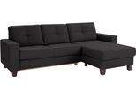 Ecksofa HOME AFFAIRE "Varese", braun (dunkelbraun), B:251cm H:91cm T:164cm, Luxus-Microfaser ALTARA NUBUCK (100% Polyester);Luxus-Microfaser ALTARA NUBUCK (100% Polyester) / Struktur (100% Polypropylen);Luxus-Microfaser ALTARA NUBUCK (100% Polyester) / Struktur fein (100% Polyester), Sofas, Ecksofa, wahlweise mit Bettfunktion und Vorziehfunktion