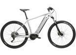 E-Bike KROSS "E-MTB Hexagon Boost 3.0 29 Zoll silberfarben" Gr. 41, silber (silberfarben, schwarz), Elektrofahrräder, Damen, 41cm, 29 Zoll (73,66cm), Pedelec, Elektrofahrrad für Damen und Herren, MTB
