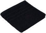 Handtücher GÖZZE "Berlin", schwarz, B:50cm L:100cm, Frottier, Obermaterial: 100% Baumwolle, Handtücher