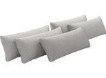 Sofakissen OTTO HOME "Mikado", grau (hellgrau), B:65cm H:25cm T:10cm, 95% Polyester 5% Polyamid, Polsterauflagen, Sofakissen, 3,5,6,7-teilige Kissen-Sets zur Auswahl