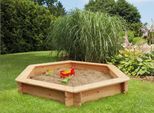 Sandkasten KONIFERA, beige (natur), Sandkästen, Kinder, B/H/L: 175cm x 23cm x 175cm, Holzwerkstoff, BxTxH: 175x175x30 cm, B:175cm H:23cm L:175cm