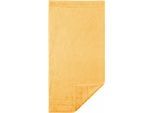 Badetuch EGERIA "Prestige", gelb, B:75cm L:160cm, Walkfrottee, Obermaterial: 100% Baumwolle, Handtücher, Badetuch, Uni Programm mit Streifenbordüre, SUPIMA Baumwolle