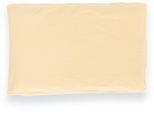 Babykissen TRÄUMELAND "Kissenbezug für WOLKE Babykopfkissen", Baby, Gr. B/L: 40cm x 25cm, 1 Stk., beige (gelb, unifarben), Lyocell (Tencel), unifarben, Dekokissen_Sitzkissen_Kissenhüllen